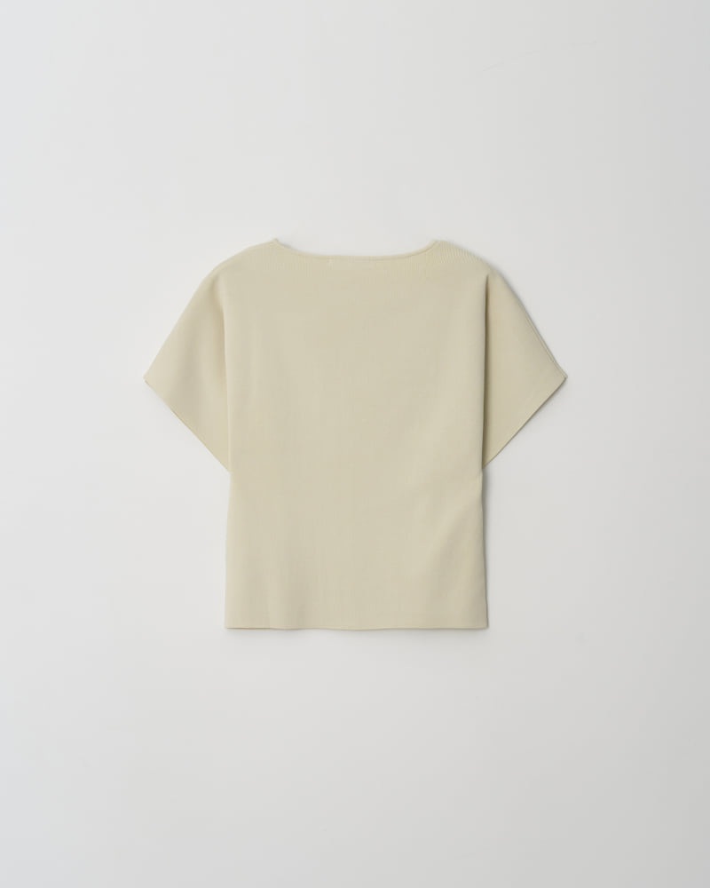 Understanding - Korean Women Fashion - #momslook - Boat Hool Short Sleeve Knit - 11