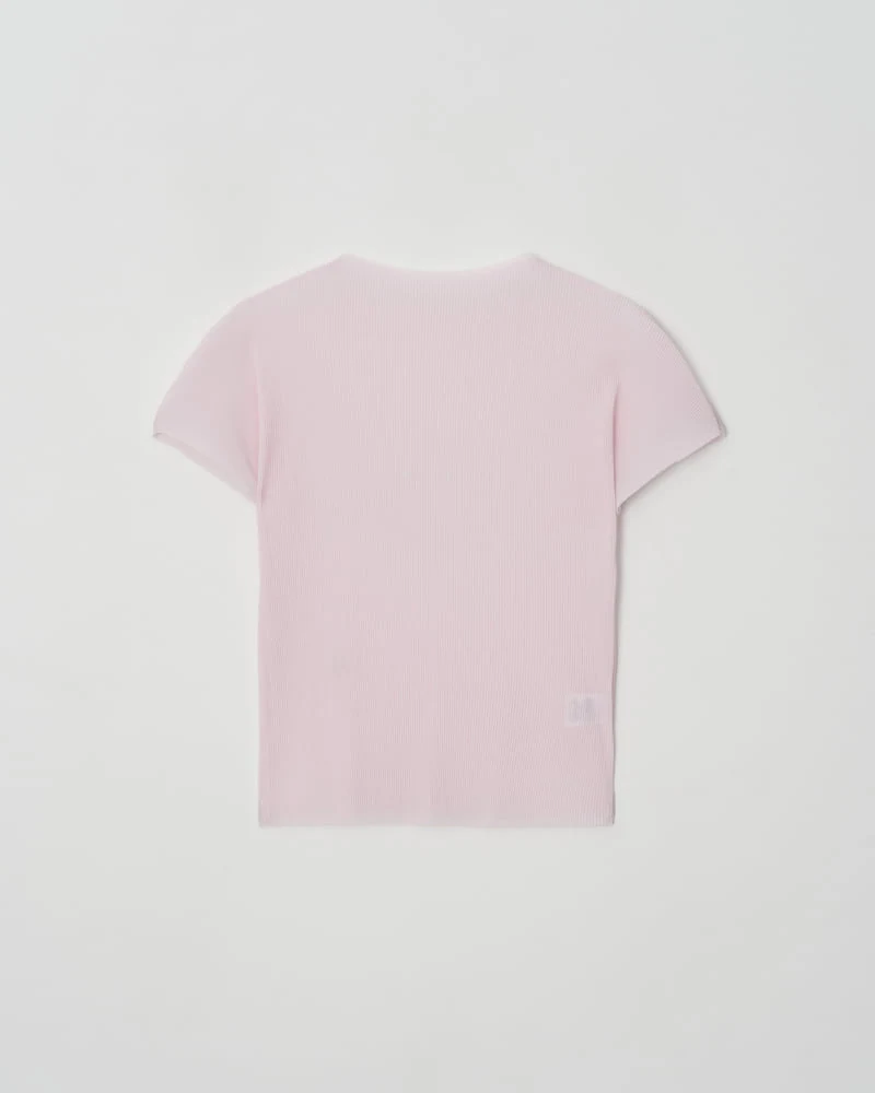 Understanding - Korean Women Fashion - #pursuepretty - Light Pleated Short Sleeve Top - 8