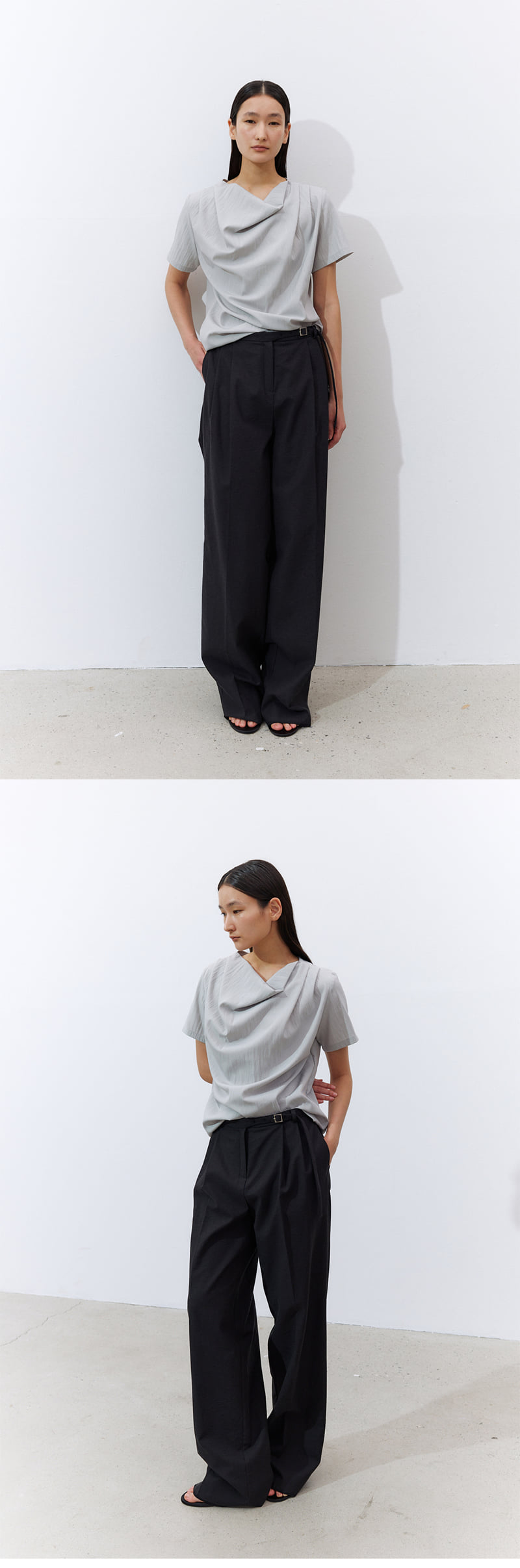 Understanding - Korean Women Fashion - #pursuepretty - Neck Flare Blouse