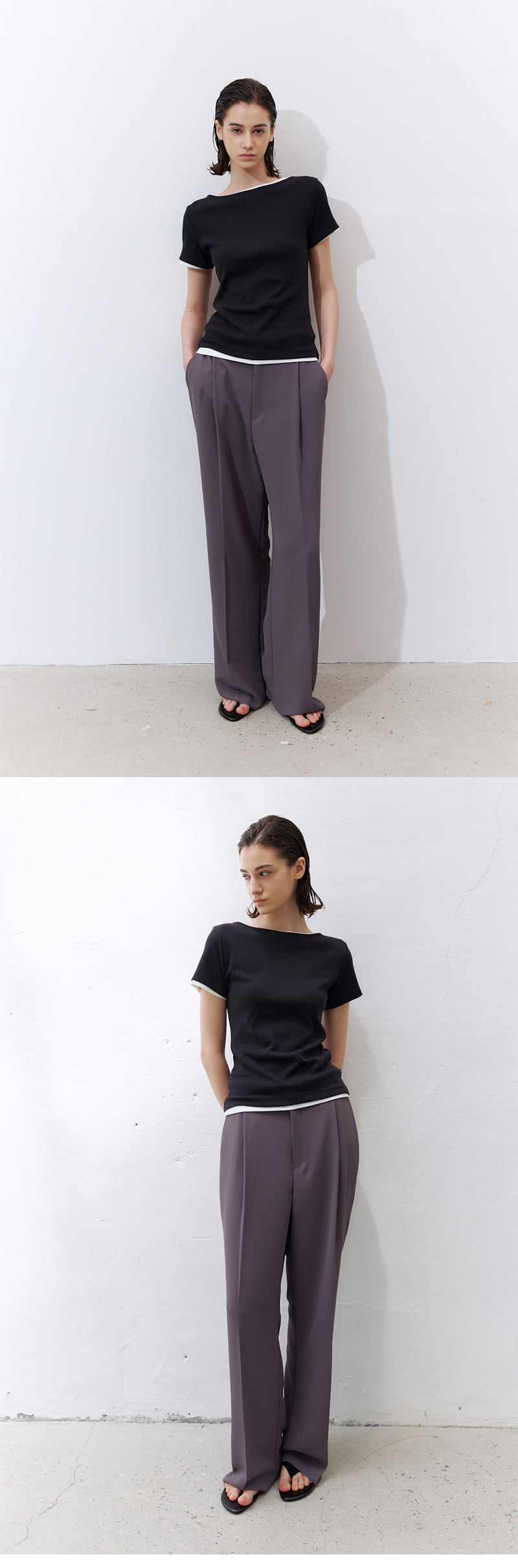 Understanding - Korean Women Fashion - #restrostyle - 26 Summer One-Tuck Pants - 3
