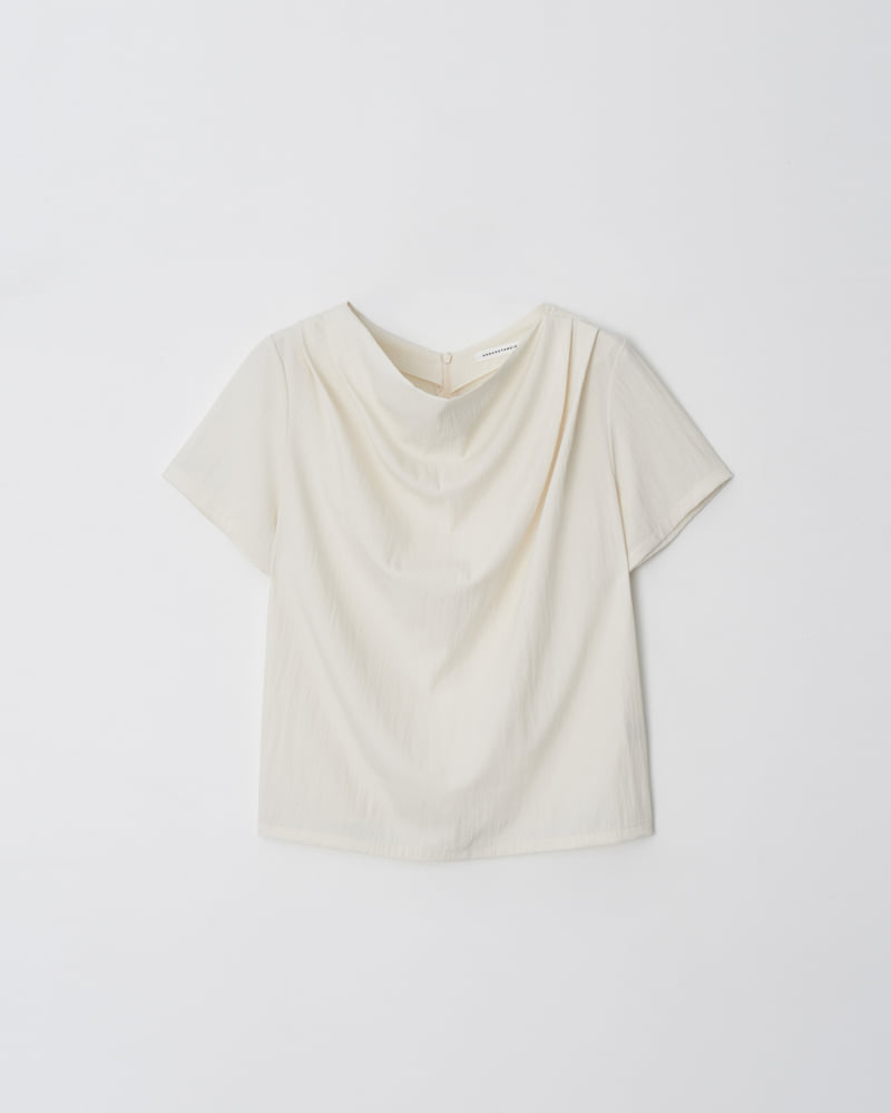 Understanding - Korean Women Fashion - #thatsdarling - Neck Flare Blouse - 5