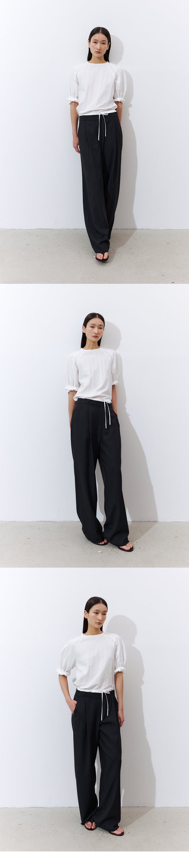 Understanding - Korean Women Fashion - #thatsdarling - Roll-Up Balloon Blouse