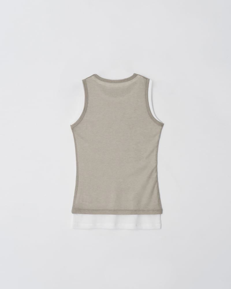 Understanding - Korean Women Fashion - #vintagekidsstyle - Double Sleeveless Layered - 7