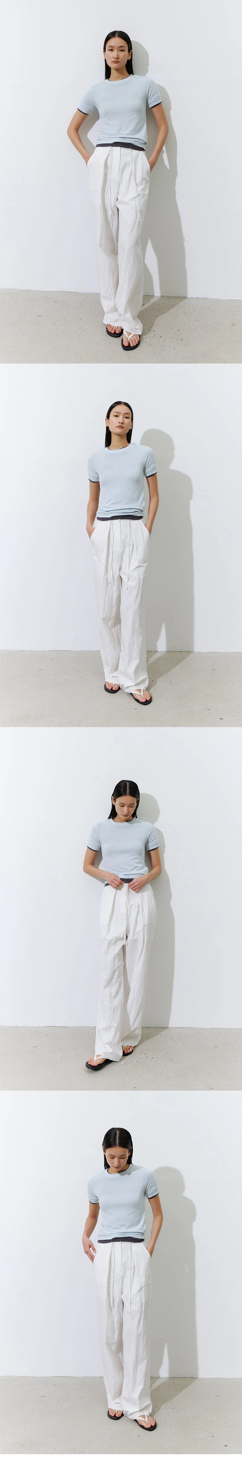 Understanding - Korean Women Fashion - #womensfashion - Essential Sleeve Short Sleeve Tee