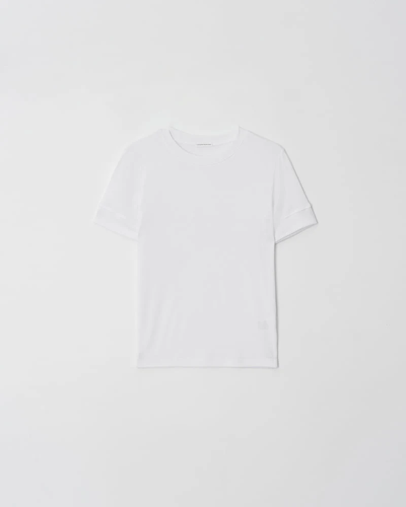 Understanding - Korean Women Fashion - #womensfashion - Essential Sleeve Short Sleeve Tee - 7