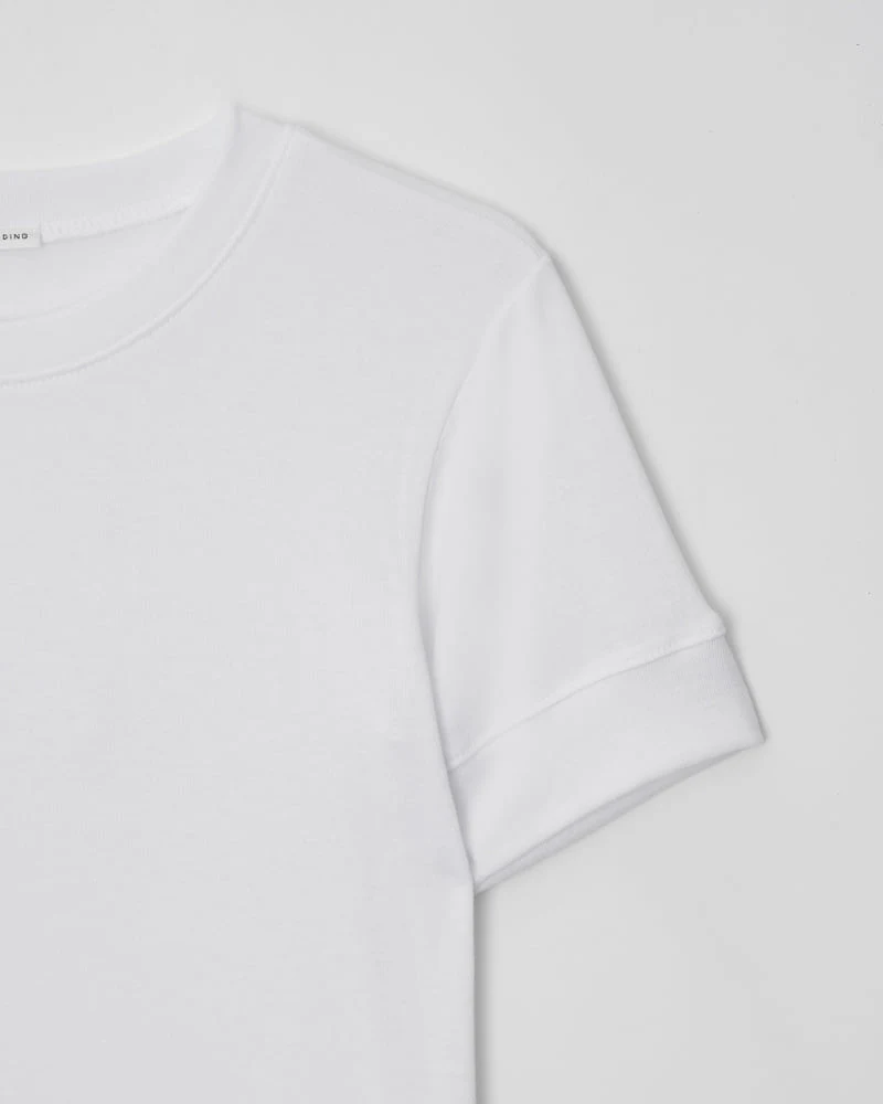 Understanding - Korean Women Fashion - #womensfashion - Essential Sleeve Short Sleeve Tee - 9