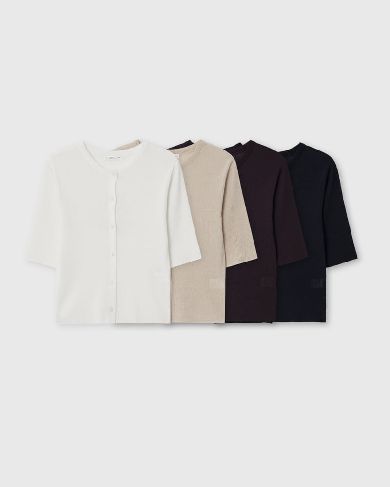 Understanding - Korean Women Fashion - #momslook - 26 See-Through Short Cardigan - 4