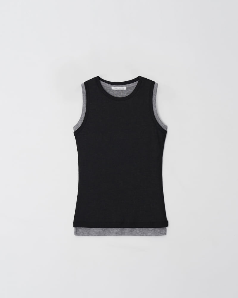 Understanding - Korean Women Fashion - #womensfashion - Double Sleeveless Layered - 5