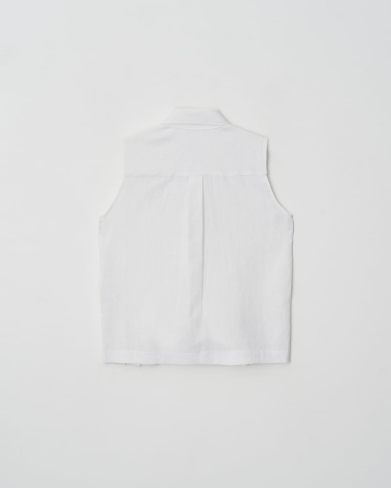 Understanding - Korean Women Fashion - #womensfashion - Linen Pleated Short-Sleeved Shirt - 7