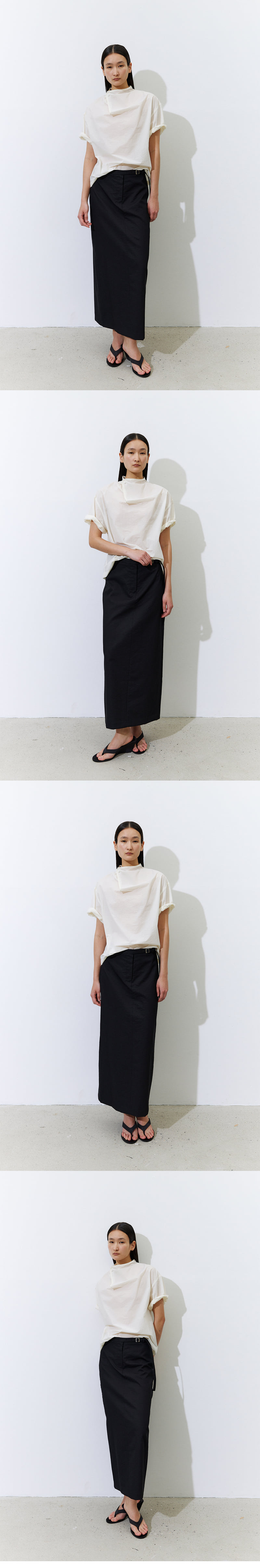 Understanding - Korean Women Fashion - #momslook - Belt Long Skirt - 4