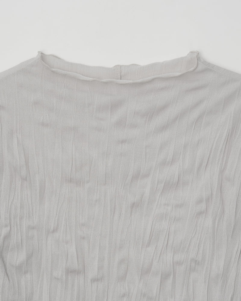 Understanding - Korean Women Fashion - #womensfashion - Short-Sleeved Spandex Pleats - 10