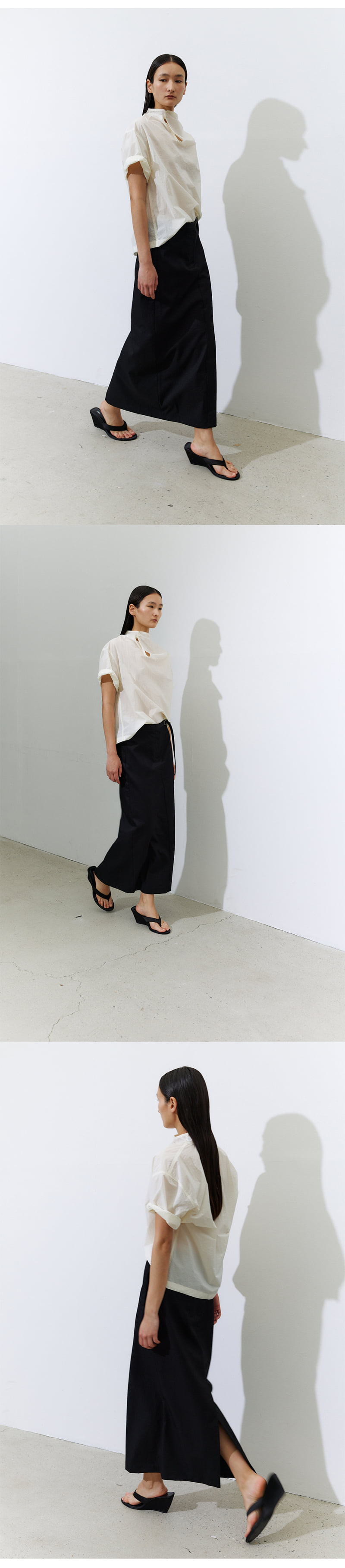 Understanding - Korean Women Fashion - #womensfashion - Binding Half-Neck Blouse - 3