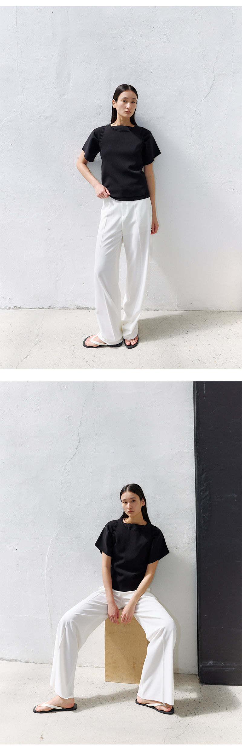 Understanding - Korean Women Fashion - #womensfashion - Boat Hool Short Sleeve Knit - 5
