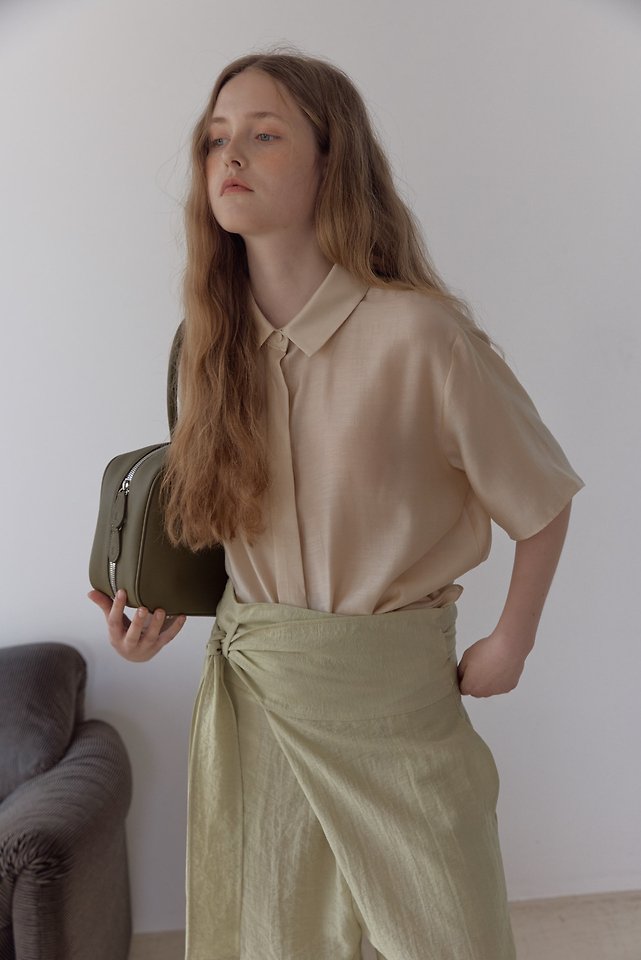 Uoov - Korean Women Fashion - #momslook - Ribbon Wrap Pants - 9