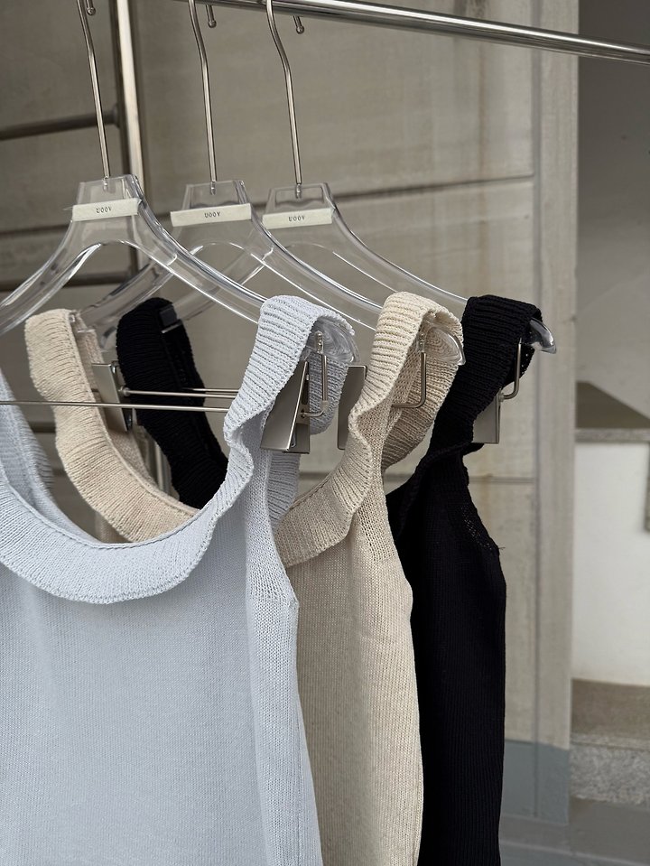 Uoov - Korean Women Fashion - #thelittlethings - Chouchou Knit Top - 4