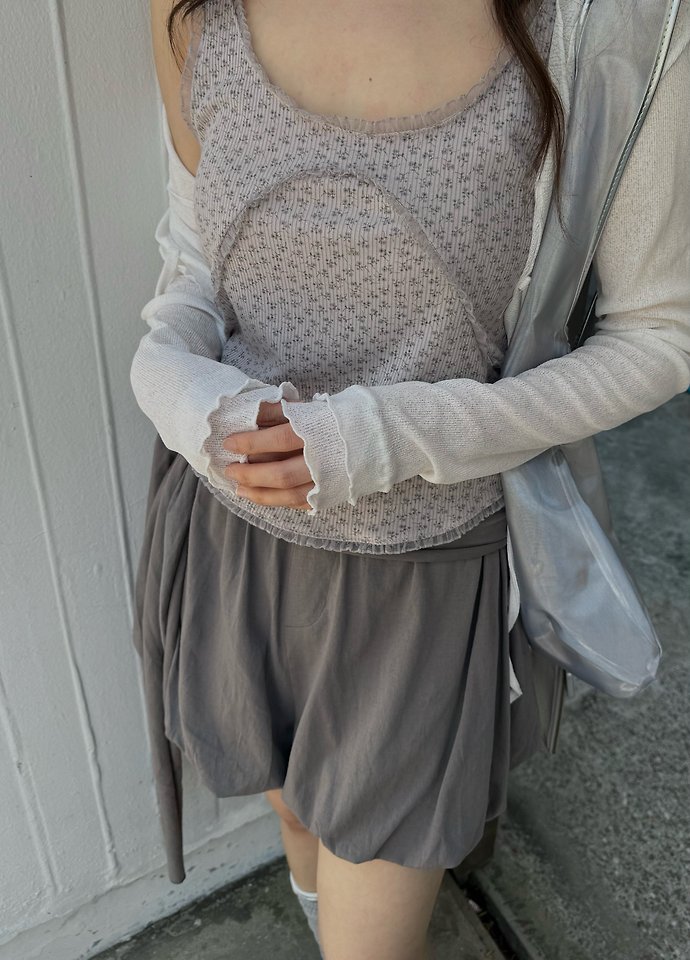 Uoov - Korean Women Fashion - #momslook - Floral Sleeveless Vest - 12