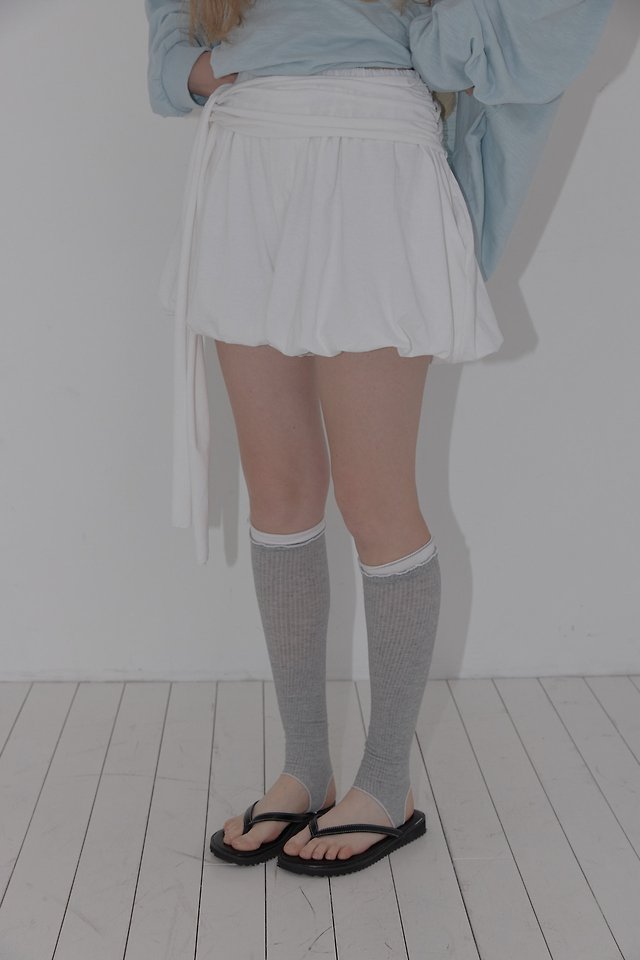 Uoov - Korean Women Fashion - #womensfashion - Tie Balloon Pants - 2