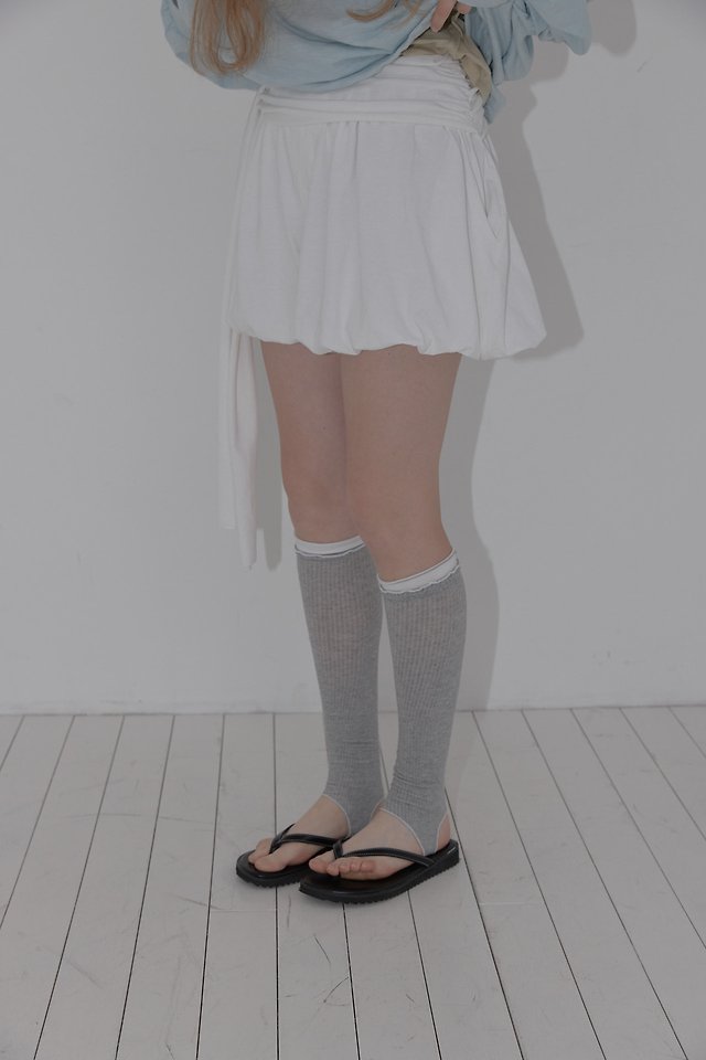 Uoov - Korean Women Fashion - #momslook - Tie Balloon Pants - 4