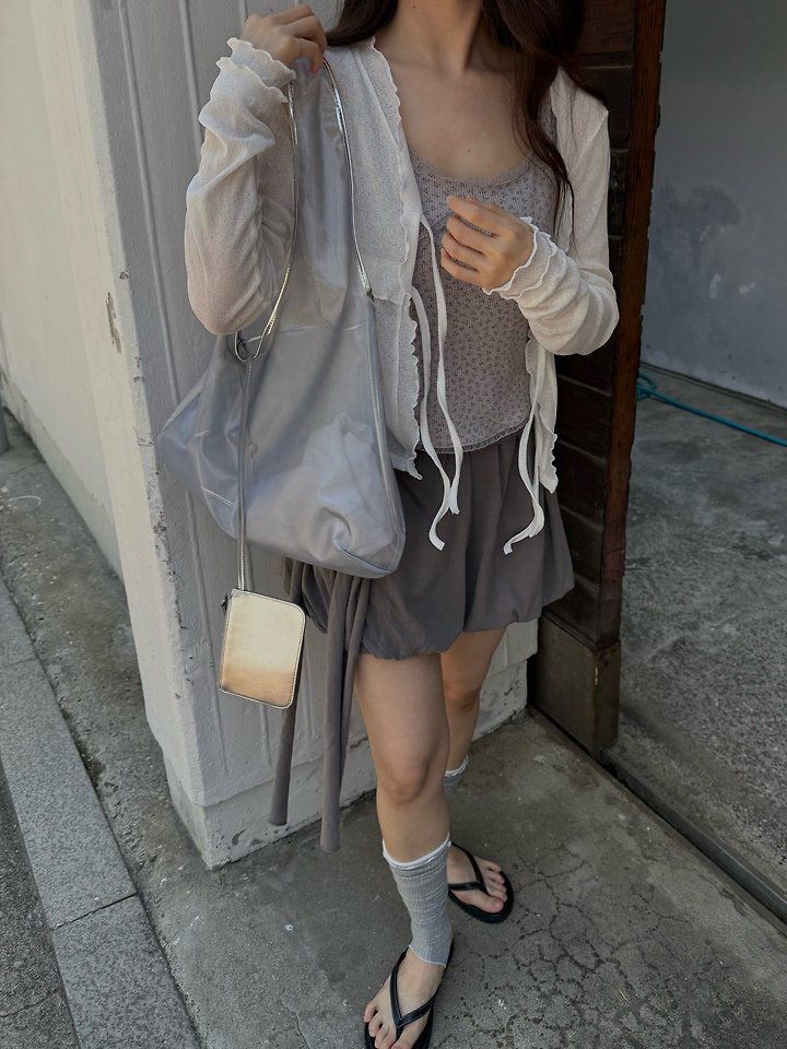 Uoov - Korean Women Fashion - #womensfashion - Tie Balloon Pants - 6