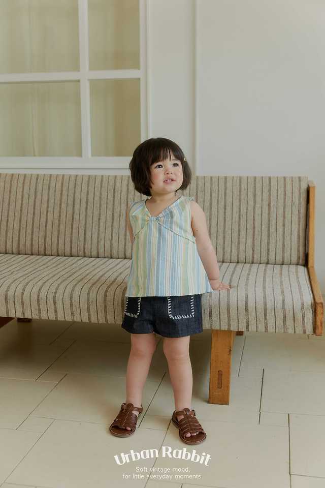 Urban Rabbit - Korean Children Fashion - #Kfashion4kids - Lollipop Ribbon Sleeveless Blouse - 9