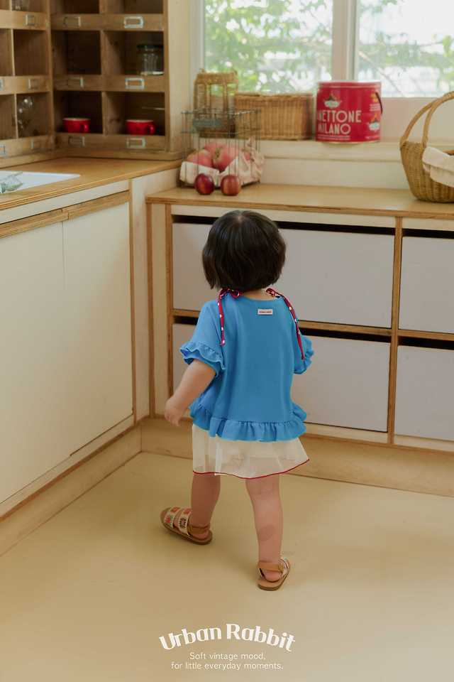 Urban Rabbit - Korean Children Fashion - #childofig - Cool Cover-Up Frill Tee - 7