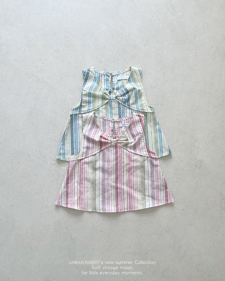 Urban Rabbit - Korean Children Fashion - #childofig - Lollipop Ribbon Sleeveless Blouse