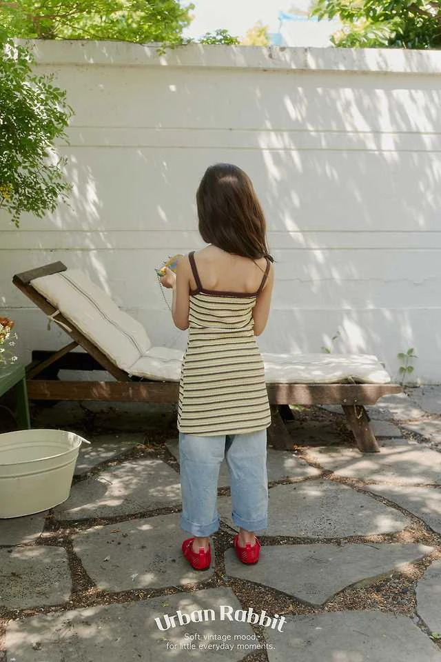Urban Rabbit - Korean Children Fashion - #childofig - Bubble Stripe One-piece - 6