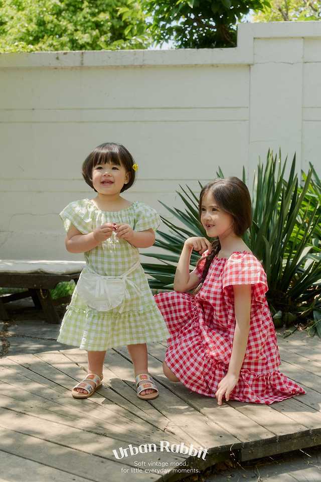 Urban Rabbit - Korean Children Fashion - #childrensboutique - Seersucker Check One-piece - 7