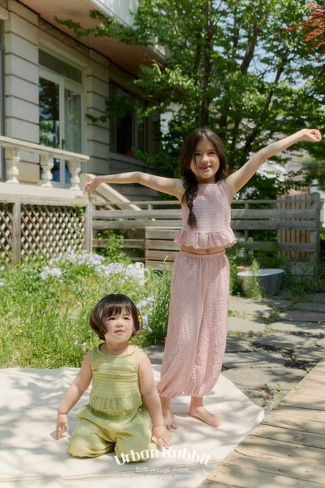 Urban Rabbit - Korean Children Fashion - #childrensboutique - Crease Harem Pants - 6