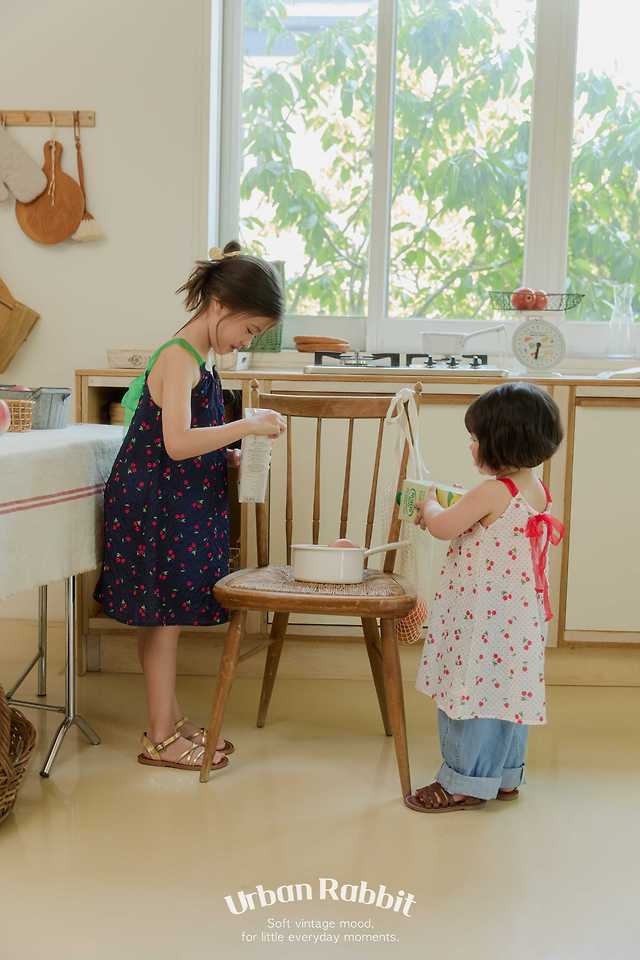 Urban Rabbit - Korean Children Fashion - #childrensboutique - Ice Cherry One-piece