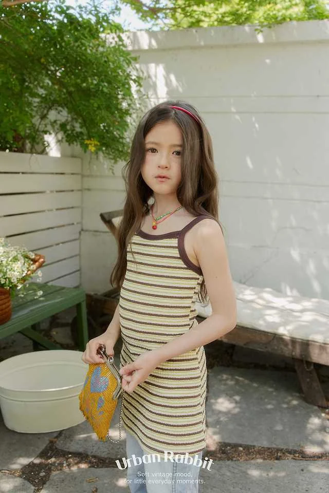 Urban Rabbit - Korean Children Fashion - #childrensboutique - Bubble Stripe One-piece - 7