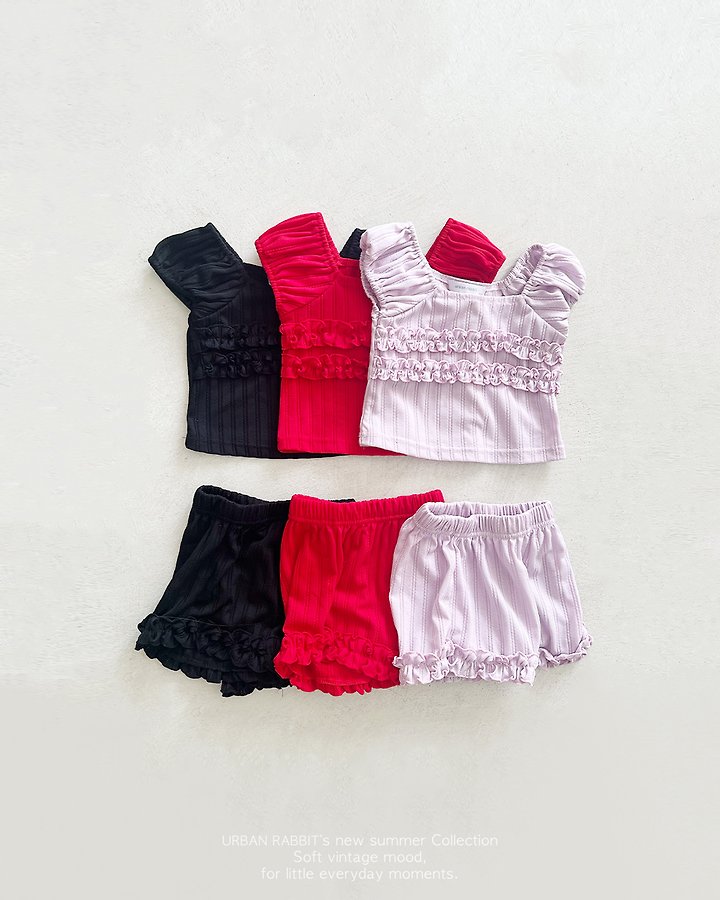 Urban Rabbit - Korean Children Fashion - #designkidswear - Candy Frill Set
