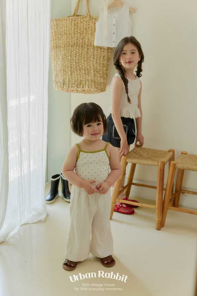 Urban Rabbit - Korean Children Fashion - #designkidswear - Little Dot Color Sleeveless - 12