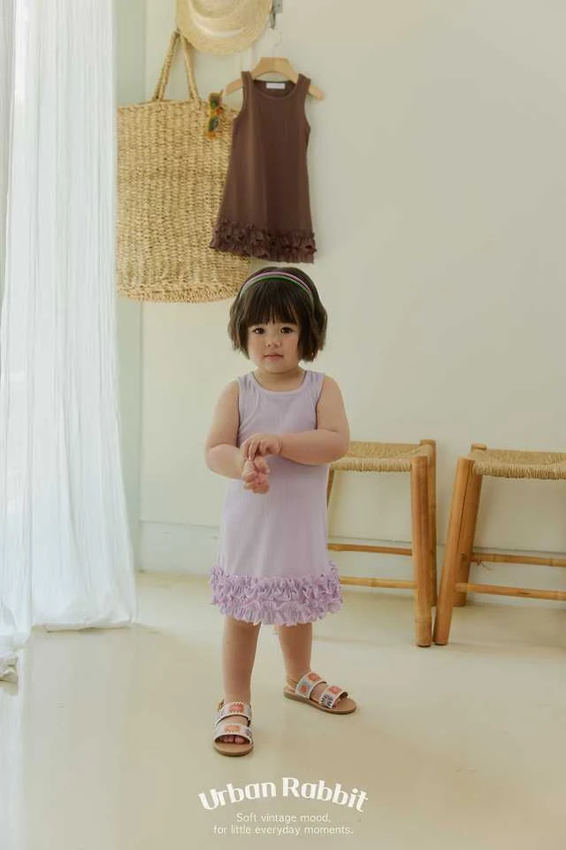 Urban Rabbit - Korean Children Fashion - #discoveringself - Cooling Pleats One-piece