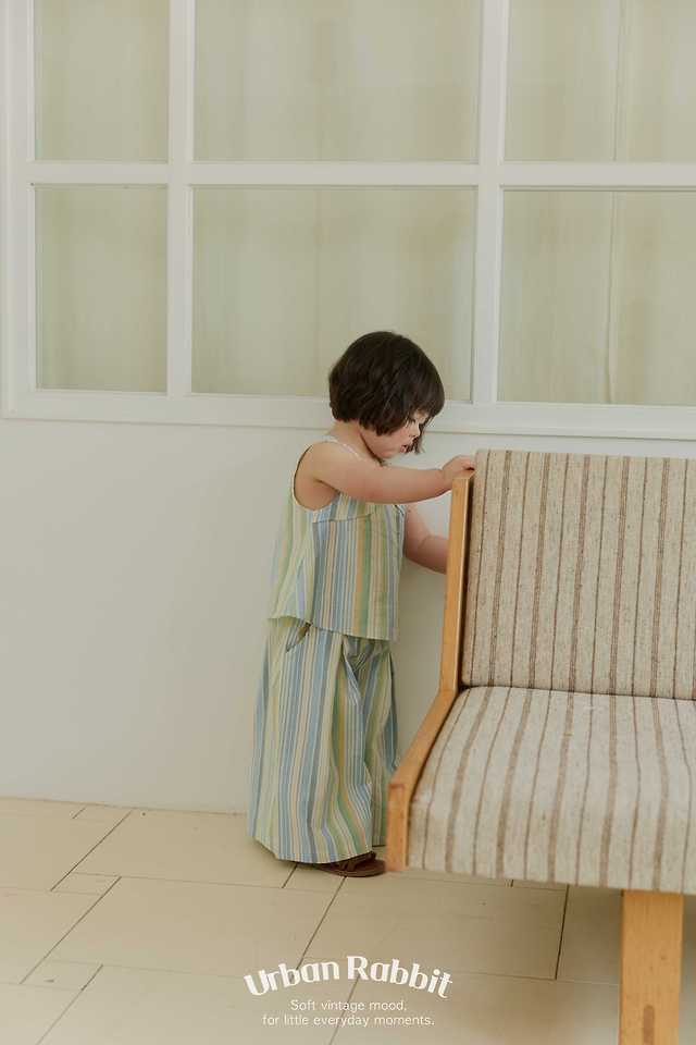 Urban Rabbit - Korean Children Fashion - #discoveringself - Lollipop Stripe Wide Pants - 12