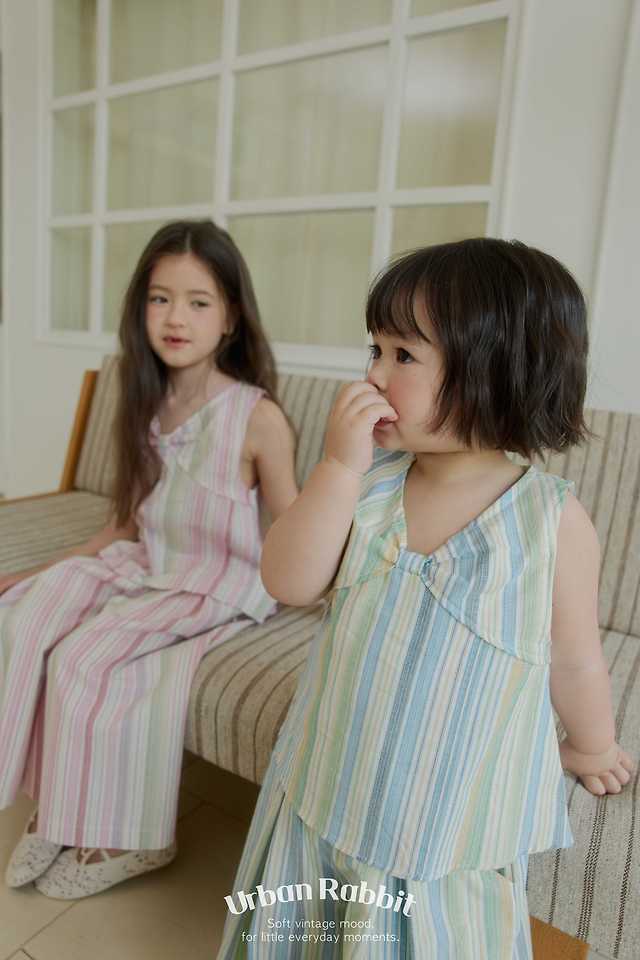 Urban Rabbit - Korean Children Fashion - #fashionkids - Lollipop Ribbon Sleeveless Blouse - 5
