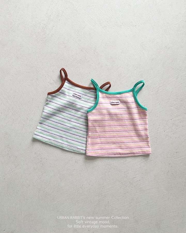 Urban Rabbit - Korean Children Fashion - #fashionkids - Kiki Rainbow Sleeveless