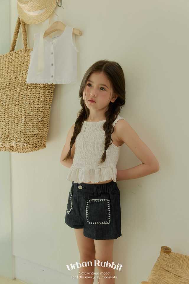 Urban Rabbit - Korean Children Fashion - #fashionkids - Crease Frill Sleeveless - 12