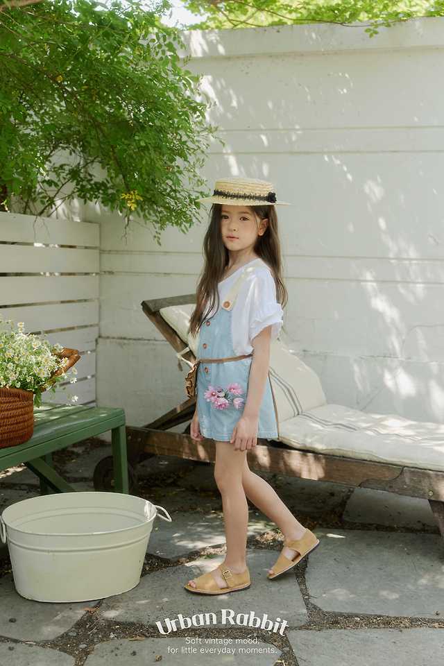 Urban Rabbit - Korean Children Fashion - #kidsshorts - Cool Cover-Up Frill Tee - 12