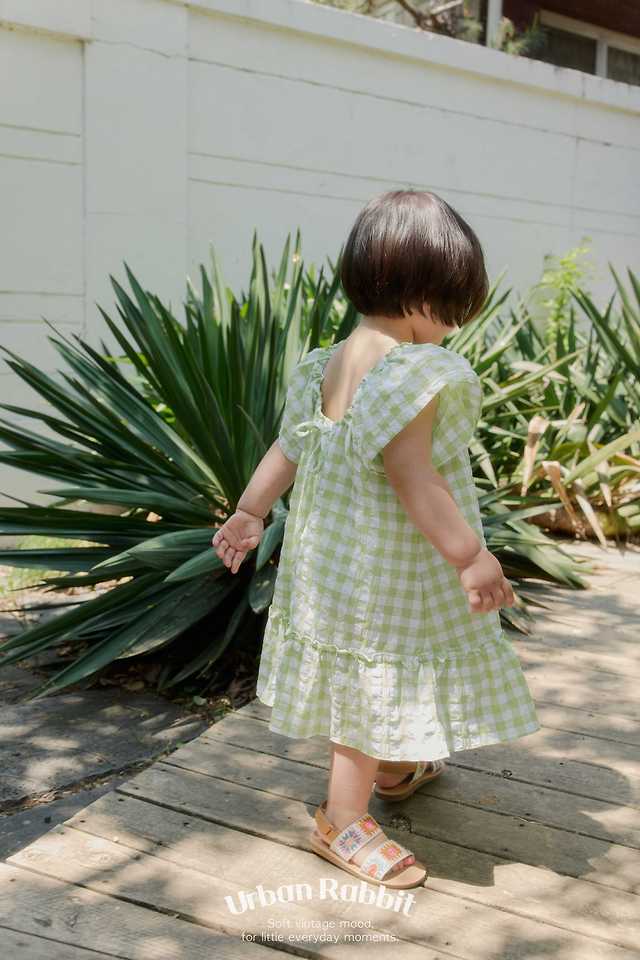 Urban Rabbit - Korean Children Fashion - #kidsshorts - Seersucker Check One-piece - 11