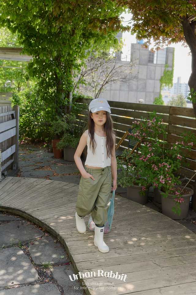 Urban Rabbit - Korean Children Fashion - #kidzfashiontrend - Lace Knit Sleeveless - 9