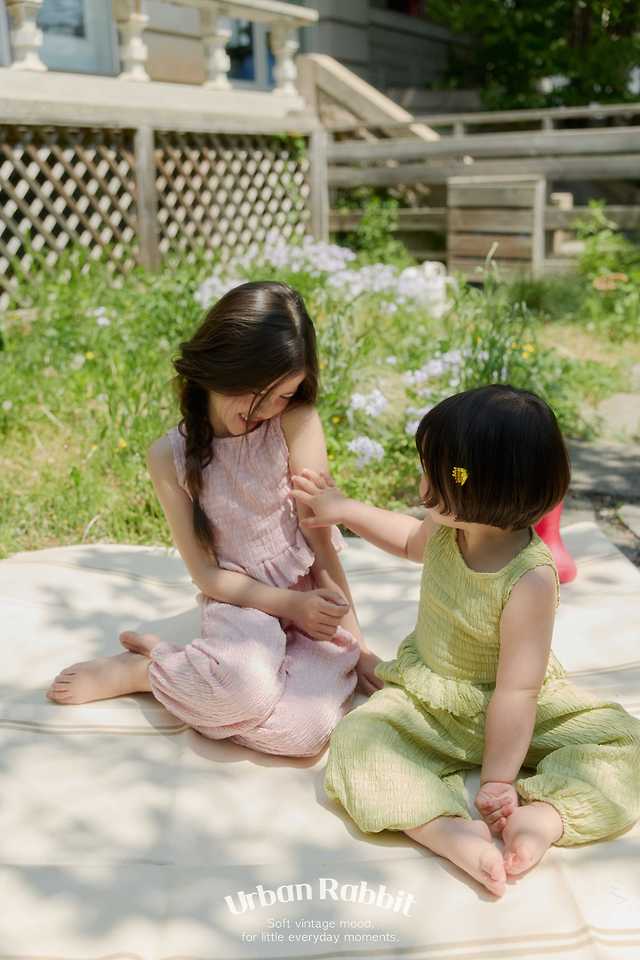 Urban Rabbit - Korean Children Fashion - #prettylittlegirls - Crease Frill Sleeveless - 6