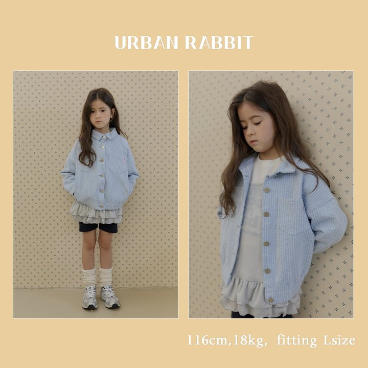 Urban Rabbit - Korean Children Fashion - #stylishchildhood - Denim Short Overall Pants - 2