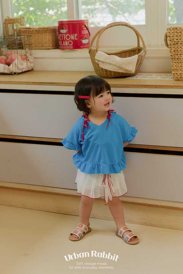 Urban Rabbit - Korean Children Fashion - #prettylittlegirls - Cool Cover-Up Frill Tee - 4