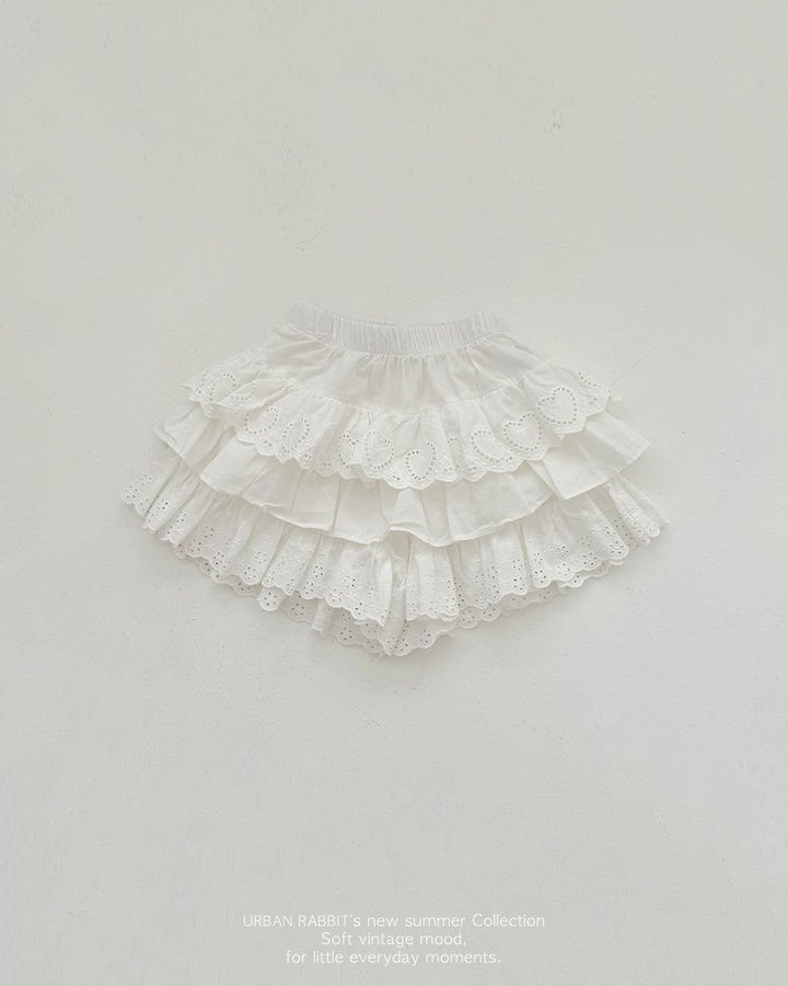Urban Rabbit - Korean Children Fashion - #todddlerfashion - Air Lace Shorts