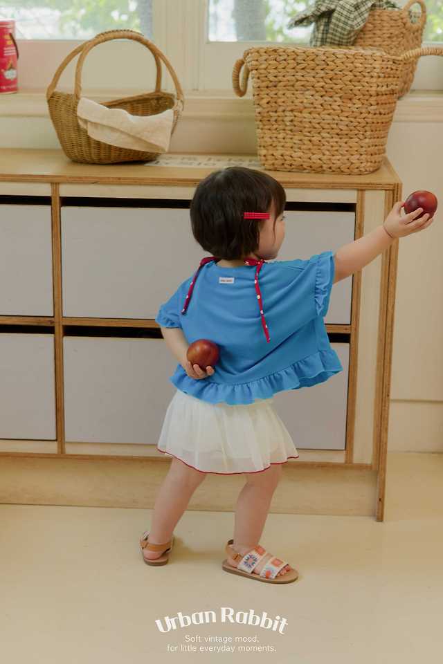 Urban Rabbit - Korean Children Fashion - #toddlerclothing - Cool Cover-Up Frill Tee - 5