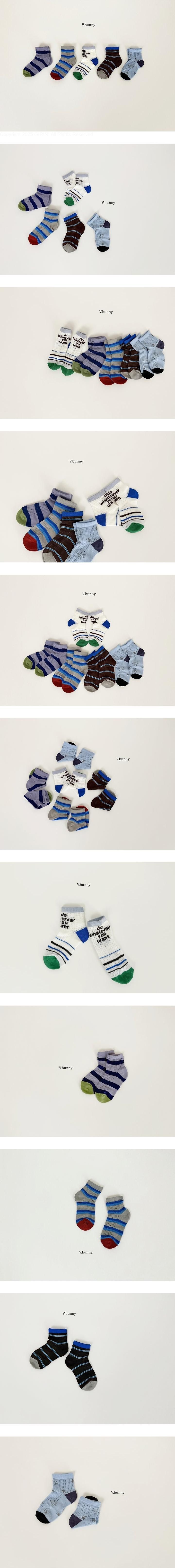 V Bunny - Korean Children Fashion - #fashionkids - Whatever Socks Set