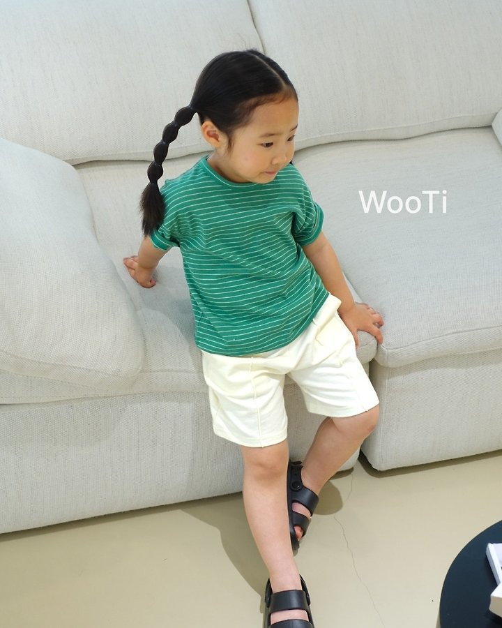 Wooti - Korean Children Fashion - #Kfashion4kids - Traffic Light Stripe Tee - 2