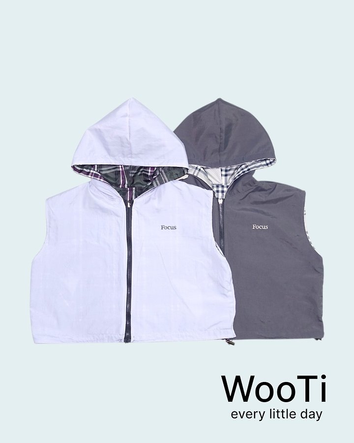 Wooti - Korean Children Fashion - #childofig - Reversible Hood Vest - 9