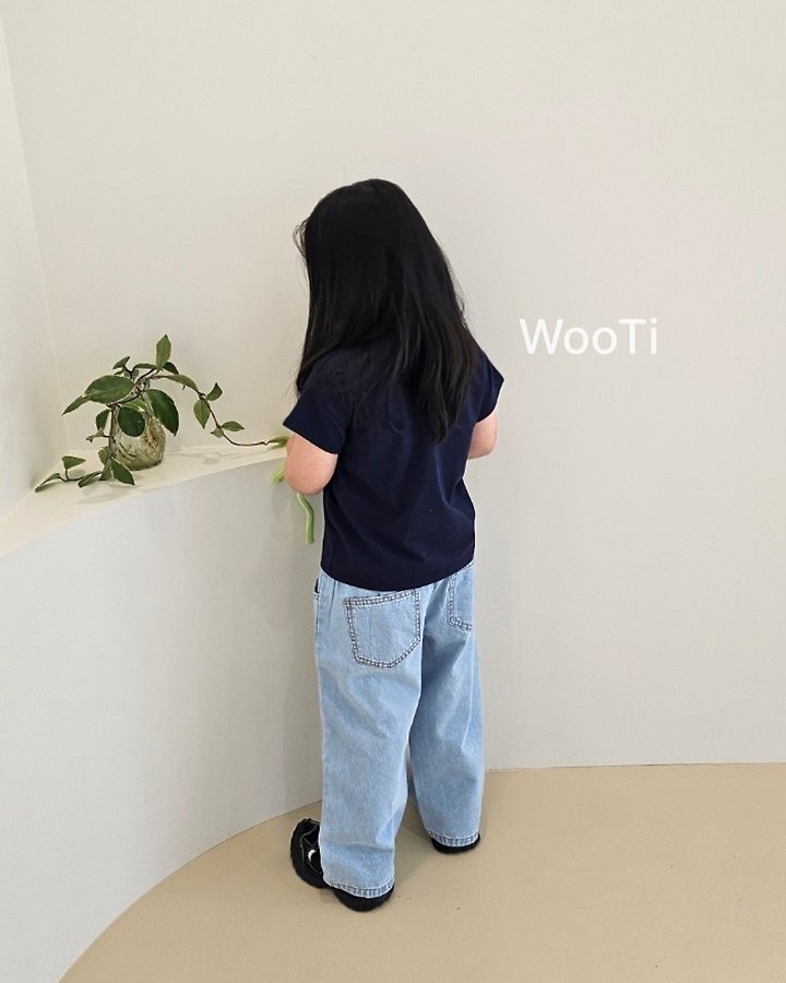 Wooti - Korean Children Fashion - #childofig - Move Denim Pants - 8